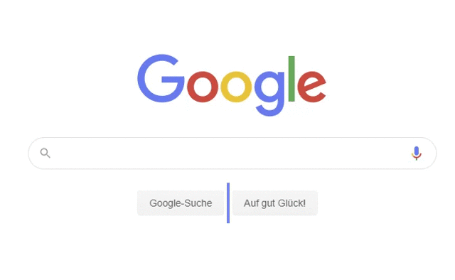 Google-Suche Beispiel